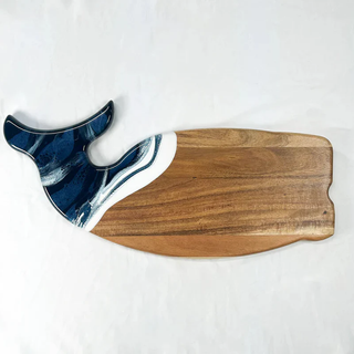 Resin Whale Charcuterie Board
