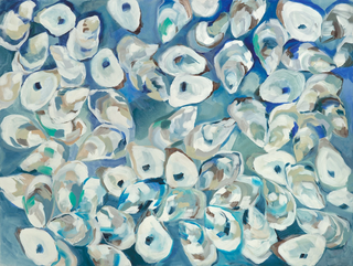 Cobalt Waves   Canvas   24" x 30"
