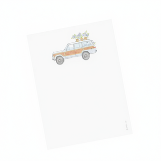 Seersucker Wagon Notepad
