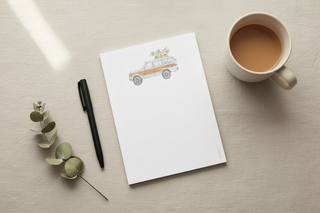 Seersucker Wagon Notepad
