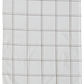 Stonewashed Cotton Tea Towel w/ Grid/Plaid Pattern, White & Green I