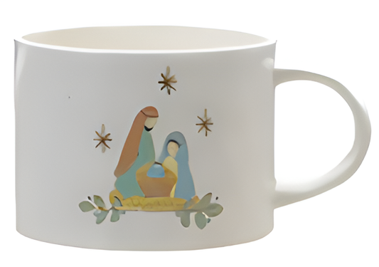 14 oz. Stoneware Mug with Gold Electroplating II