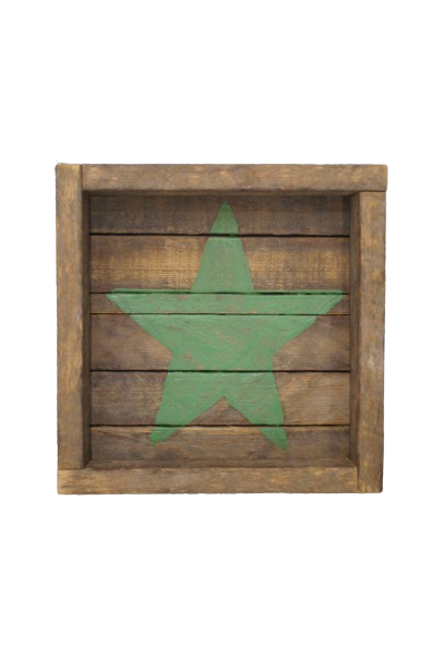 8x8 Tobacco Tray w/ Star (Green)