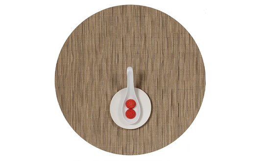Bamboo Tablemat - Round 15" - Online Only