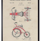 Watercolor Tricycle Patent - Online Only