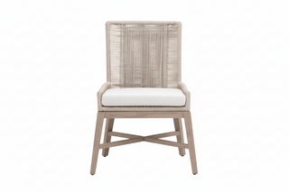 Set of 2   Overlay Outdoor Dining Chair
