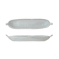 Stoneware Dish w/ Handles, White