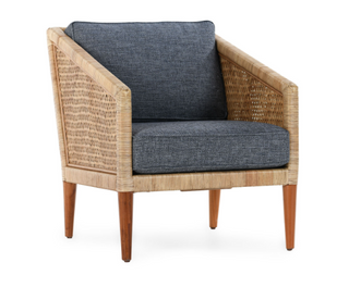 Kaitlin Accent Chair Natural/Blue
