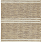 Malta Natural Woven Wool Rug 2x3