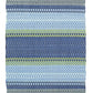 Fiesta Stripe French Blue/Green In/Out Rug 2x3