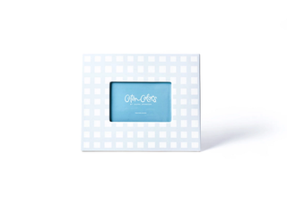 Blue Gingham Rectangle Frame
