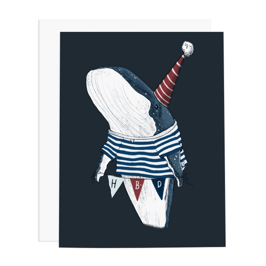 Whale Hbd Greeting Card