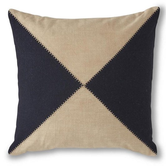 Navy Blue Triange Pillow
