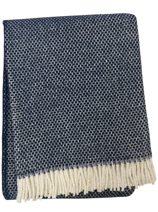 Grain of Rice Throw Navy