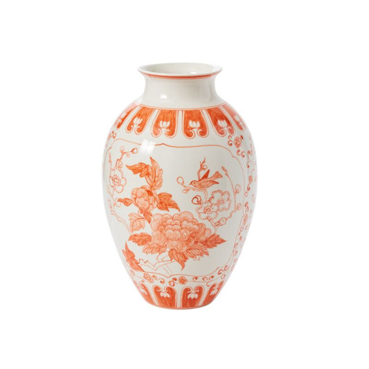 Coral Elodie Vase 9.25" x 14" - Online Only