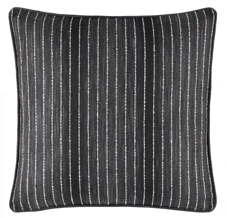 Phoenix Black Indoor/Outdoor Decorative Pillow