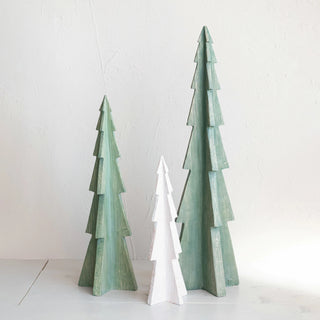 Magnesia Tree, Wood Finish, Green
