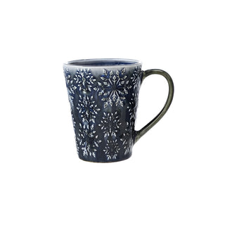 14 oz. Debossed Stoneware Mug I
