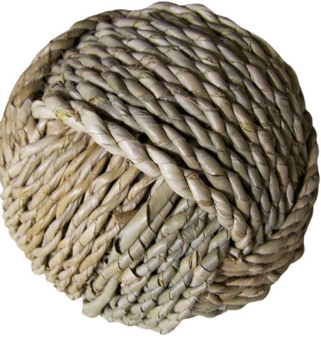 Medium Twisted Rope Ball Monkey Knot Weave 5'