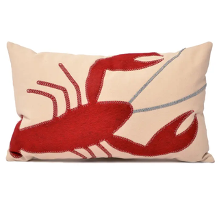 14" x 21" Snappy the Red Lobster Lumbar
