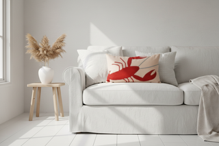 14" x 21" Snappy the Red Lobster Lumbar
