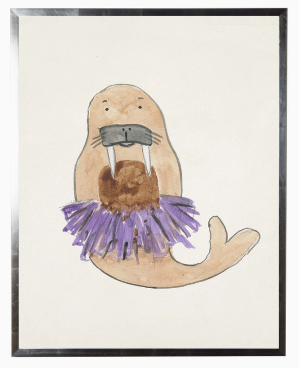 E Walrus with Tutu - Online Only