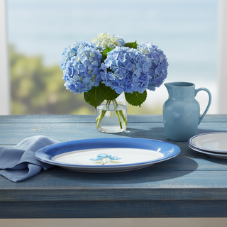 Serving Piece   Hydrangea
