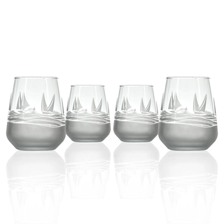 Regatta 15.75oz Stemless Wine Glass | Set of 4   Online Only
