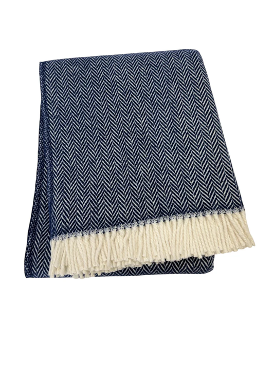 Herringbone Plush Throw