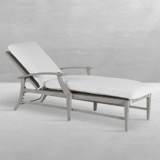 Croquet Aluminum Chaise   Oyster
