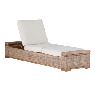 Sahara Chaise Lounge   Kubu   Natural Teak
