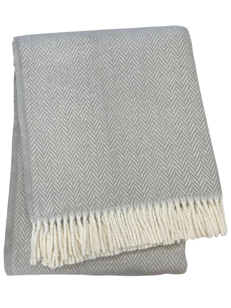 Herringbone Plush Throw