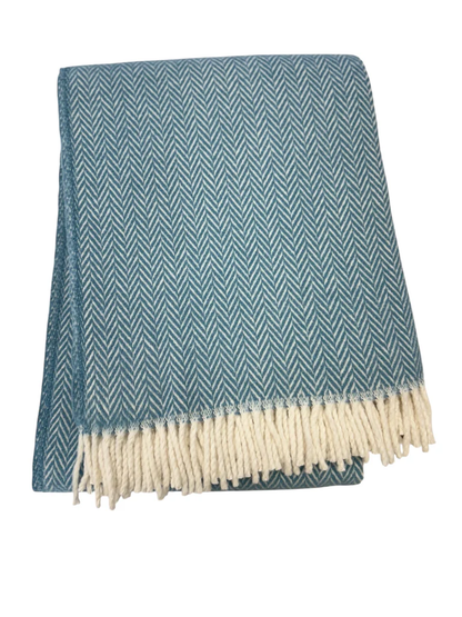 Herringbone Plush Throw