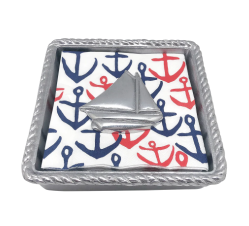 Sailboat Rope Napkin Box