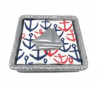 Sailboat Rope Napkin Box
