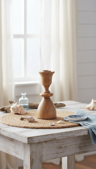 Mango Wood Tape Holder Small
