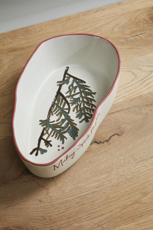 Evergreen Serving Dish