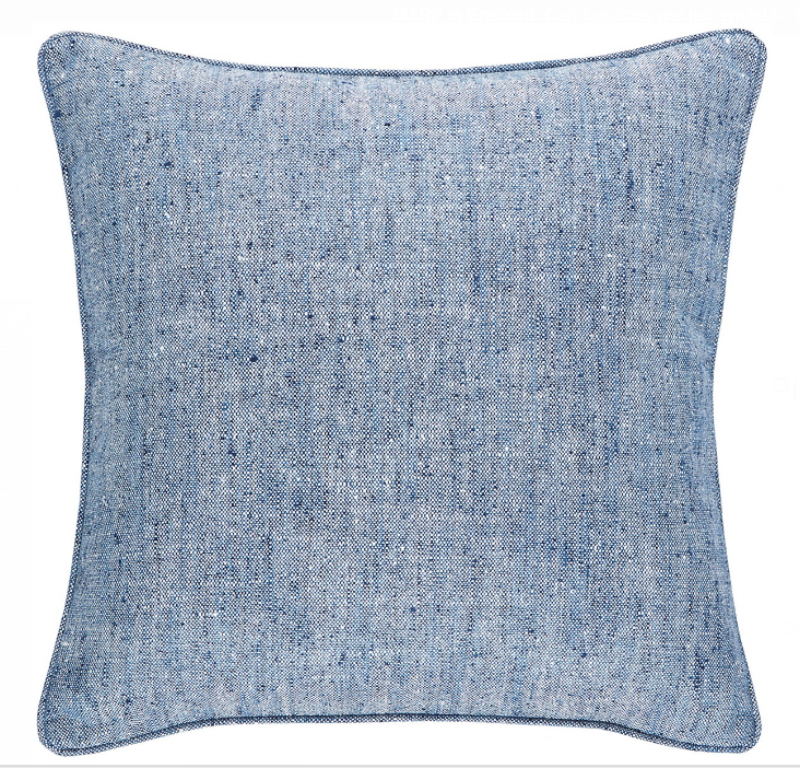 Indoor/Outdoor Greylock Navy Pillow 22x22