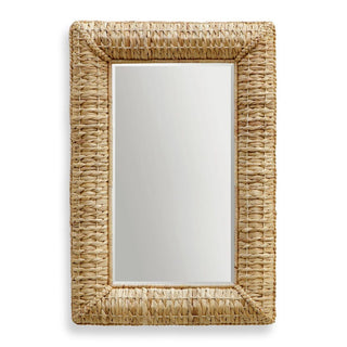 Twisted Seagrass Rectangular Mirror
