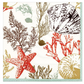 Marine Study Ivory Napkins