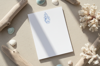 Nautical Ginger Jar Notepad
