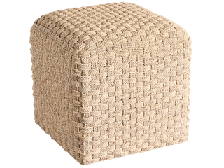 Woven Pouf

