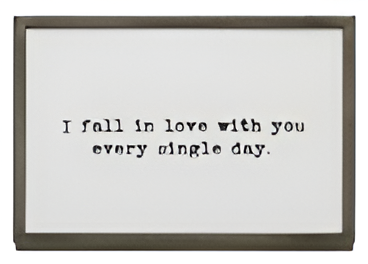 Frame with Easel and Saying V