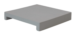 Small Square Mango Wood Footed Cutting Board
