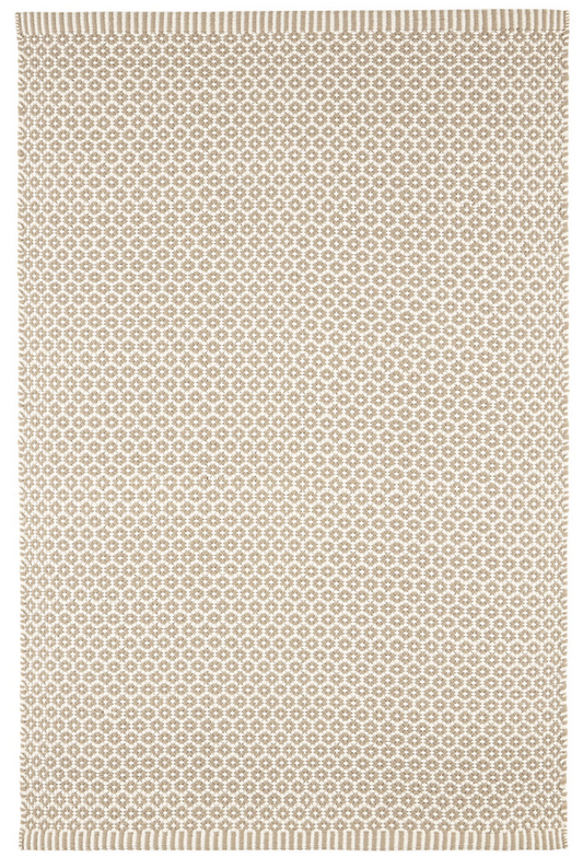 Finn Khaki Handwoven Indoor/Outdoor Rug 2x3