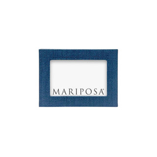 Indigo Faux Grasscloth Frame
