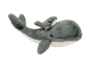 Haven Plush Whale & Baby Plush Toy
