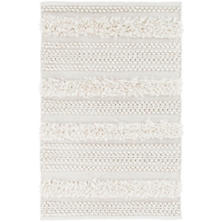 Zhara Stripe Ivory Indoor/Outdoor Rug 2x3