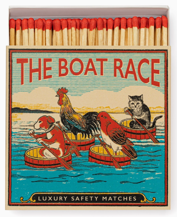 The Boat Race Square Matchbox