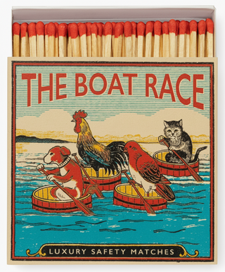 The Boat Race Square Matchbox
